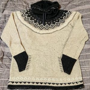 Eddie Bauer Cowl Neck Sweatshirt (sz L)